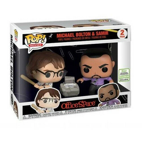 Office Space: Michael Bolton & Samir Funko Pop! Vinyl 2-Pack 1 Office Space: Michael Bolton & Samir Funko Pop! Vinyl 2-Pack
