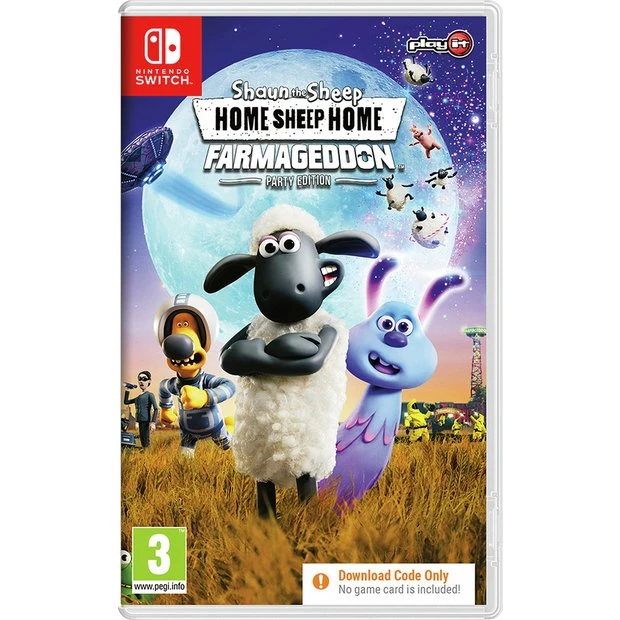 Shaun The Sheep: Farmageddon Party Edition Nintendo Switch Game (Code In A Box) 1 Shaun The Sheep: Farmageddon Party Edition Nintendo Switch Game (Code In A Box)
