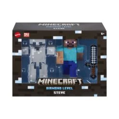 MATTEL Minecraft Diamond Level Steve Action Figure