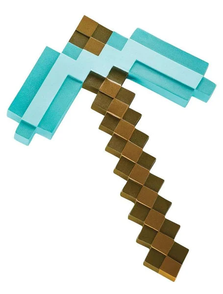 Official Minecraft Diamond Pickaxe 1 Official Minecraft Diamond Pickaxe